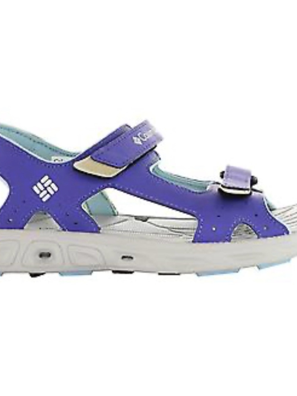 Columbia Lilac Kids' Sport Sandal with Light Blue Accents